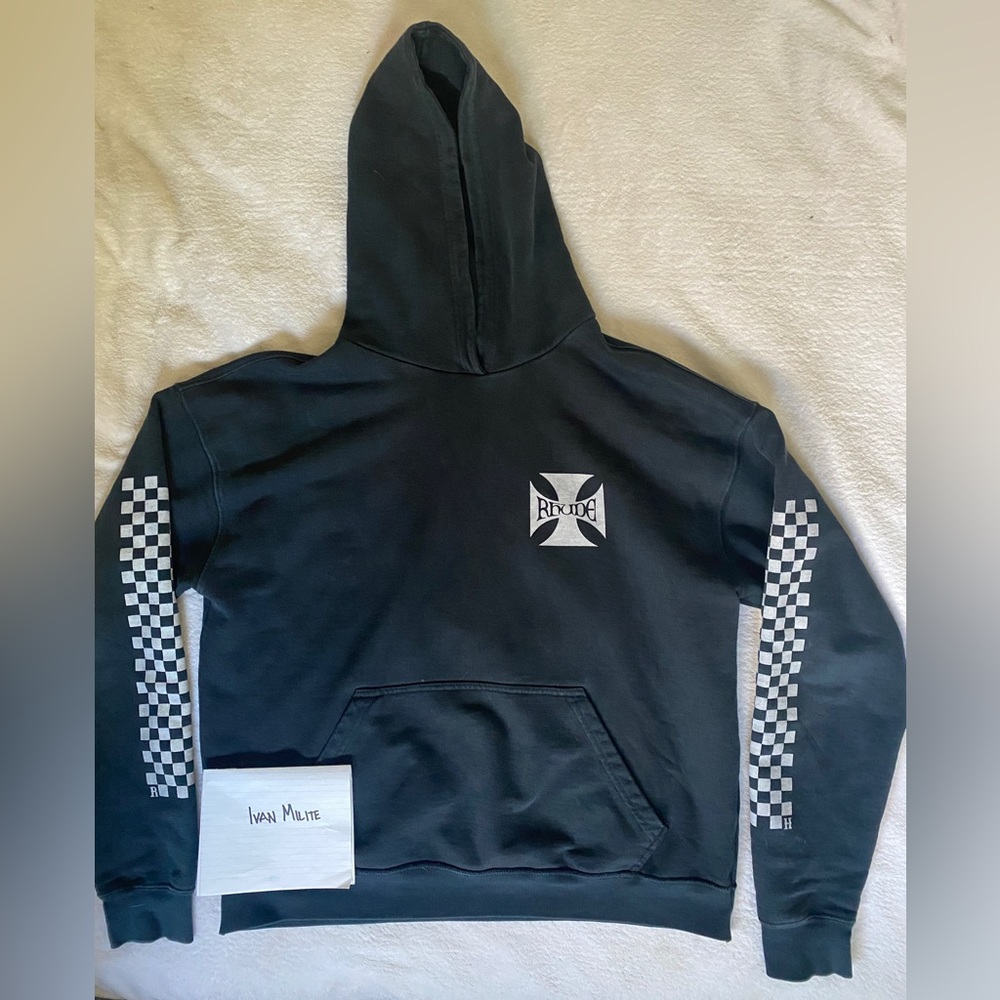 Rhude Checkered Hoodie